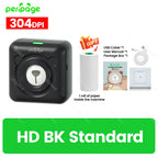 9 Colors Peripage A6 304DPI Mini Photo Printer Notes Sticker Label Printing Machine Bluetooth Portable Wireless Printer Marker