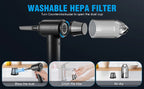 2 In 1 Compressed Air Duster Cordless Dust Blower Rechargeable Blow and Suck Vacuum Cleaner Electric For Computer Keyboard Sofa