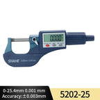 SHAHE 0.001mm Electronic Outside Micrometer 0-25mm Digital Micrometer Electronic Digital Caliper Gauge