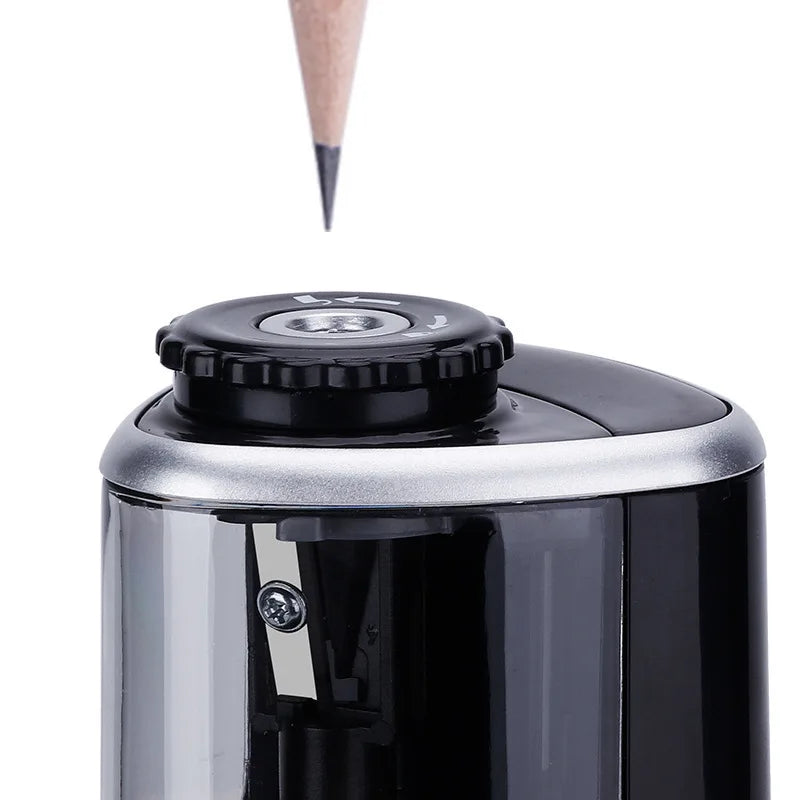 Portable Pencil Sharpener Electric Manual 2 in 1 Automatic Pencil Sharpener Kids Adults Auto Pencil Sharpener Stationery