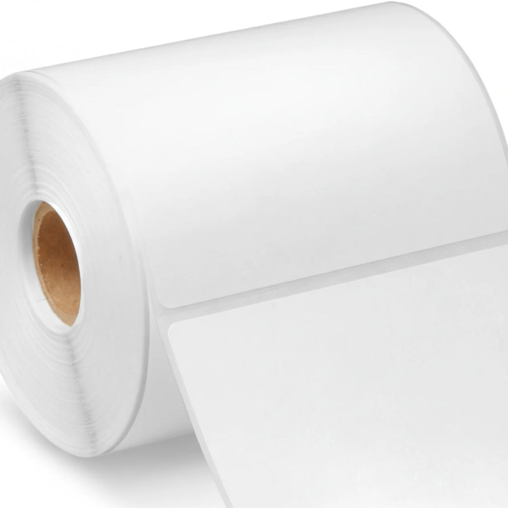 4x6 Inch Direct Thermal Shipping Labels Roll 400 Sheets 1 Inch Core 100x150mm Self-Adhesive Blank Barcode Waybill Stickers for L
