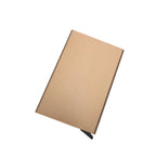 Anti-theft ID Credit Card Holder Minimalist Porte Carte Thin Aluminium carteras Pocket Case Bank Women Men Credit Card Box DIY