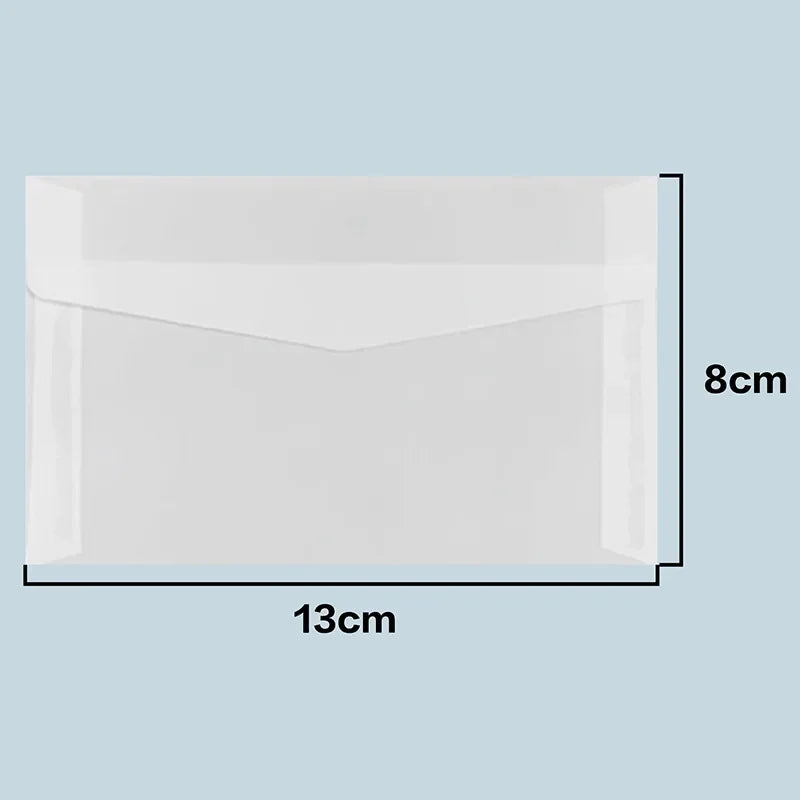 50pcs/lot Translucent Envelopes European Sulfuric Acid Paper Envelope for Wedding Invitation Business Supplies Giftbox Storage