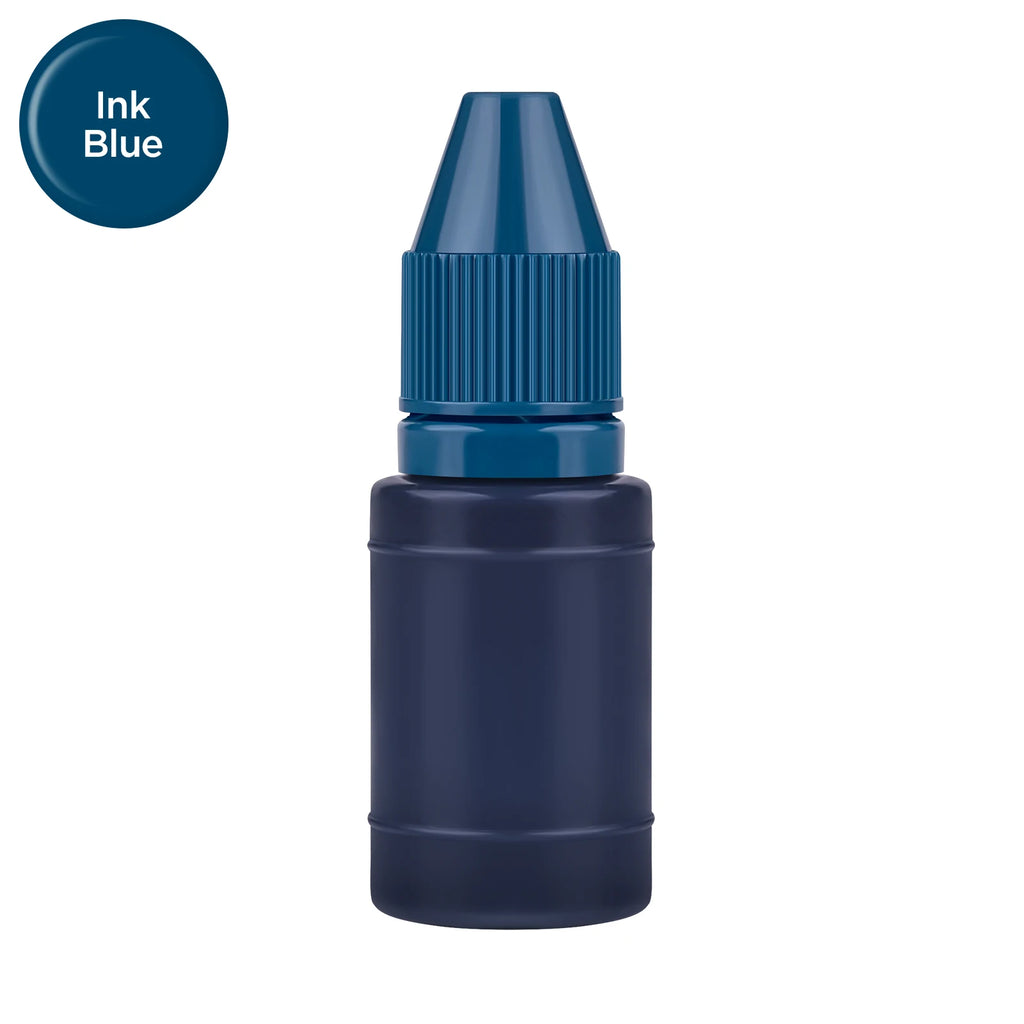 10ml Self-Inking Colorful Ink for Photosensitive Stamp Refilling Ink Red Green Blue Black Orange Rose red Chocolate Coffee White