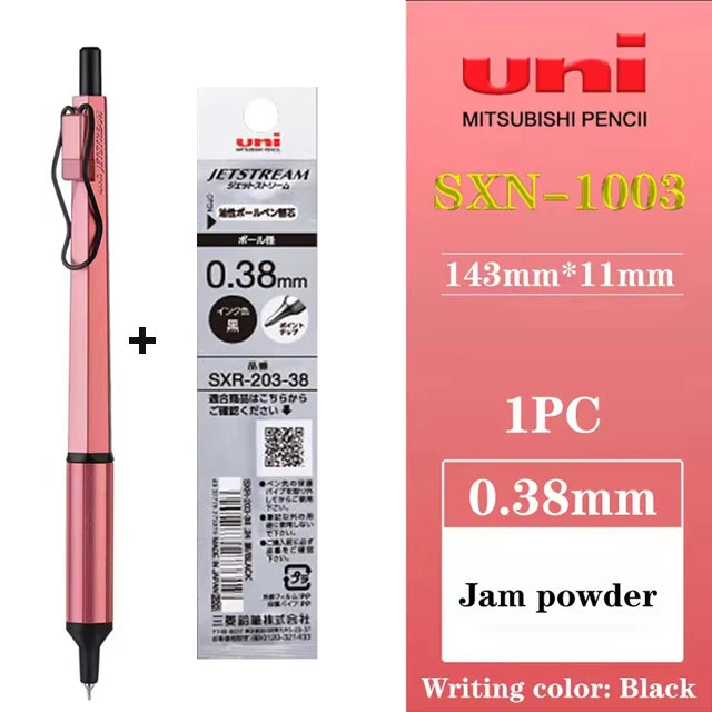 Uni SXN-1003 JETSTREAM EDGE Ballpoint Pens Ultra-fine Luxury Men's Pen, Small-word Annotations Fine Writing Japanese Stationery