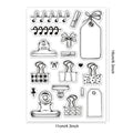 Vintage Lights Silicone Clear Stamp Candles and Street Lamp Transparent Silicone Stamp Light Bulbs Rubber Stamp for Scrapbook