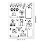 Vintage Lights Silicone Clear Stamp Candles and Street Lamp Transparent Silicone Stamp Light Bulbs Rubber Stamp for Scrapbook