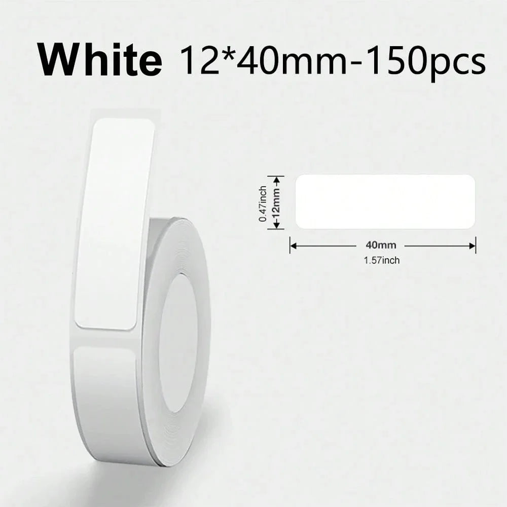 P15 White Label Paper Thermal Label Sticker Self-Adhesive Stickers For Marklife Q30 P12 P15 Mini Portable Thermal Printer 2025