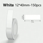 P15 White Label Paper Thermal Label Sticker Self-Adhesive Stickers For Marklife Q30 P12 P15 Mini Portable Thermal Printer 2025