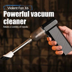 450,000RPM X6 Air Blower Powerful dust Vacuum Cleaner Fast Charging Strong Wind Brushless Violent Fan for car/computer cleaning