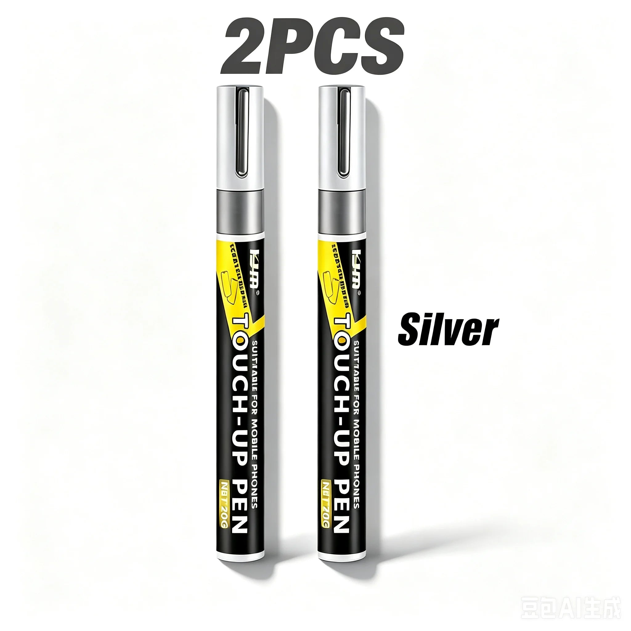 Black Touch-Up Paint Pen 20g - Scratch Remover For Mobile Phone, Camera, Black Surface Chipped Paint Repair Tool
