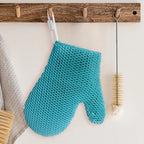 New Honeycomb TPU Exfoliating Shower Glove - Quick-Drying Body Scrubber Sponge for Bathroom