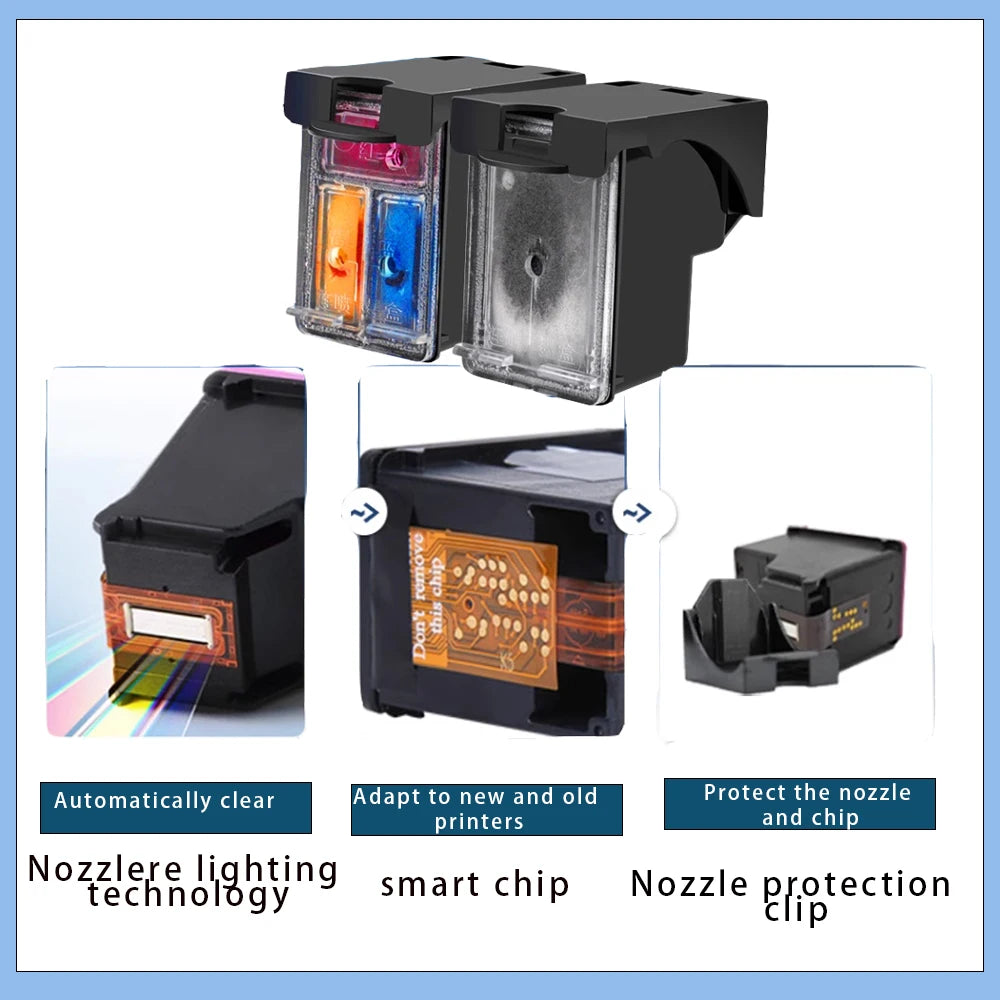 302XL 302 XL Refillable Transparent Ink Cartridge for HP302 DeskJet 1110 2130 for HP302XL Nvy 4520 NS45 Officejet 3630 3639 5200