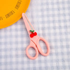 1pcs Cartoon Child Safety Scissors Stationery DIY Paper Cutting Cute Student Office Portable Art Scissors Tool