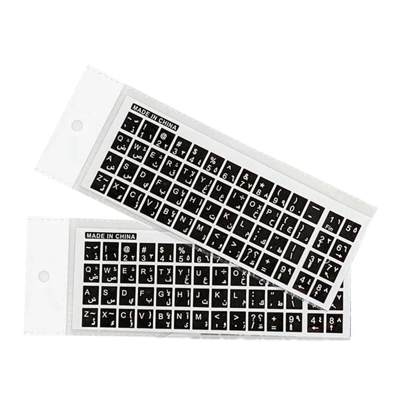1pc Arabic Keyboard Sticker，DIYComputer Laptop Keyboard Protective Film Anti-Abrasion Button Sticker Film