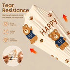 45x45cm 50Pcs Printed Tear-Free Drawstring Trash Bags Disposable Garbage Bags