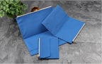 Canvas Zipper Card Holder for Travel Notebook, Canvas Storage Bag File Folder Refill Insert for Standard Journals Stationery
