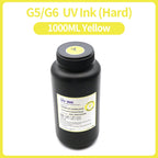 1000ML LED Curable UV Ink For Ricoh G5 G6 Gen3 Gen4 Gen4L Gen5 Gen5i Gen5S Gen6 G3 G4 G5i Printhead Hard Soft Neutral UV Ink