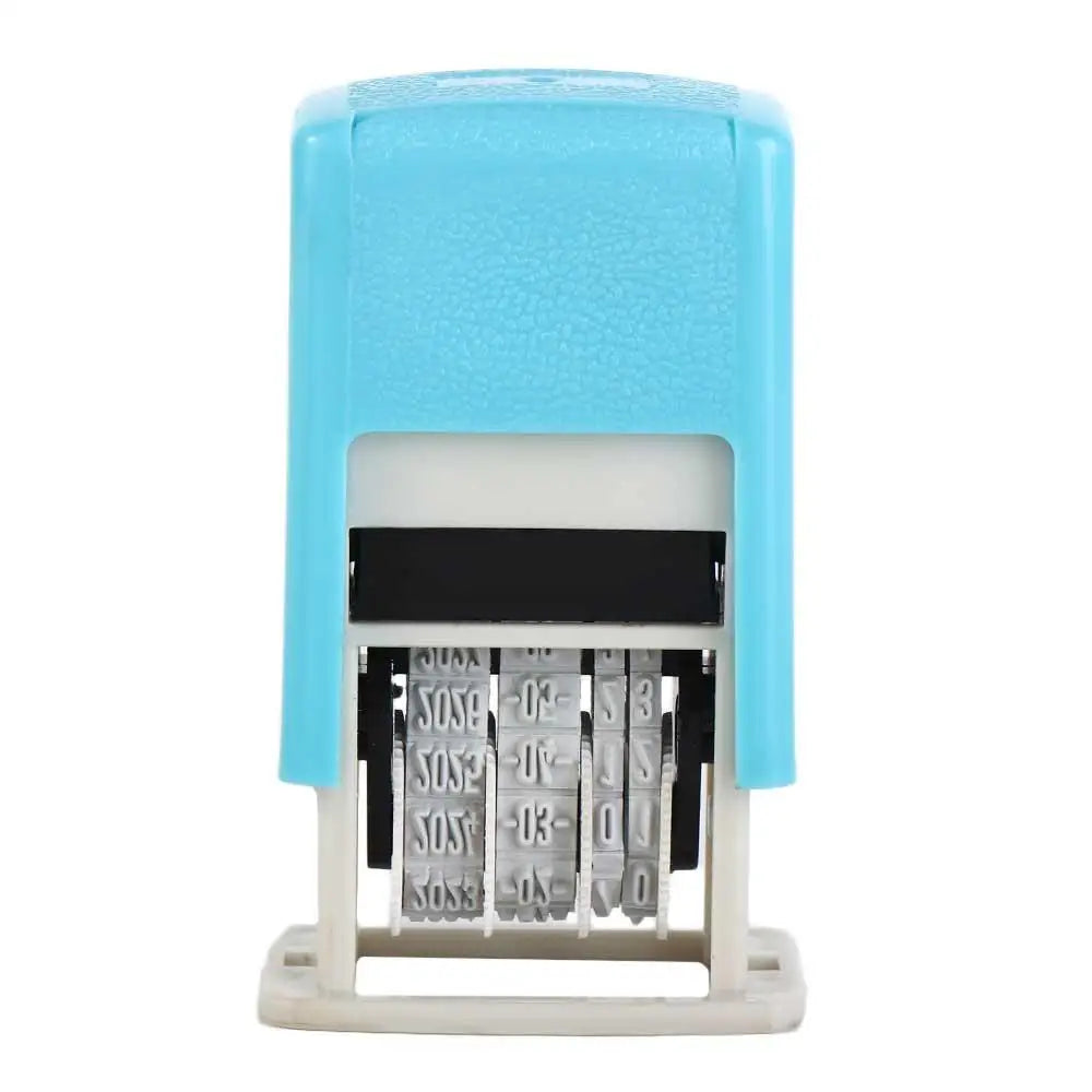 DIY Handle Account Date Stamps Stamping Automatic Ink Return Mini Self-Inking Stamps For Office Supplies Date Wheel Stamp