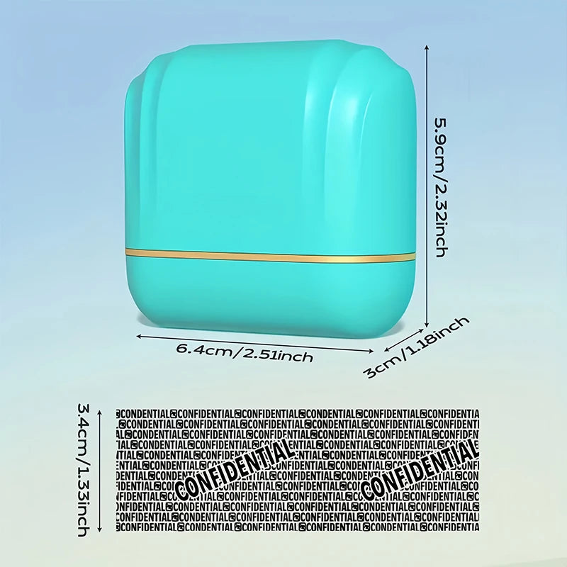 Rolling-type Stamps Identity Protection Confidential Data Garbled Characters Privacy Seal Anti-leakage Information Coverage