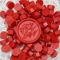 100pcs/bag Octagonal Sealing Wax Beads for Wax Stamps is Suitable for Wedding Invitations, Envelope Cards, Christmas Gift