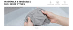K&F CONCEPT 6*7inch Premium Microfiber Cleaning Cloths Lens Cleaning Cloth for Camera Lenses, Eyeglasses, Phone Screens, Cameras