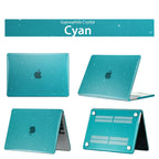 Glitter Laptop Case For Macbook 15 A1707 A2941 A2141 Laptop Case For Apple Macbook Case Bag For Air 13 A2681 A2337 A1466 A2338