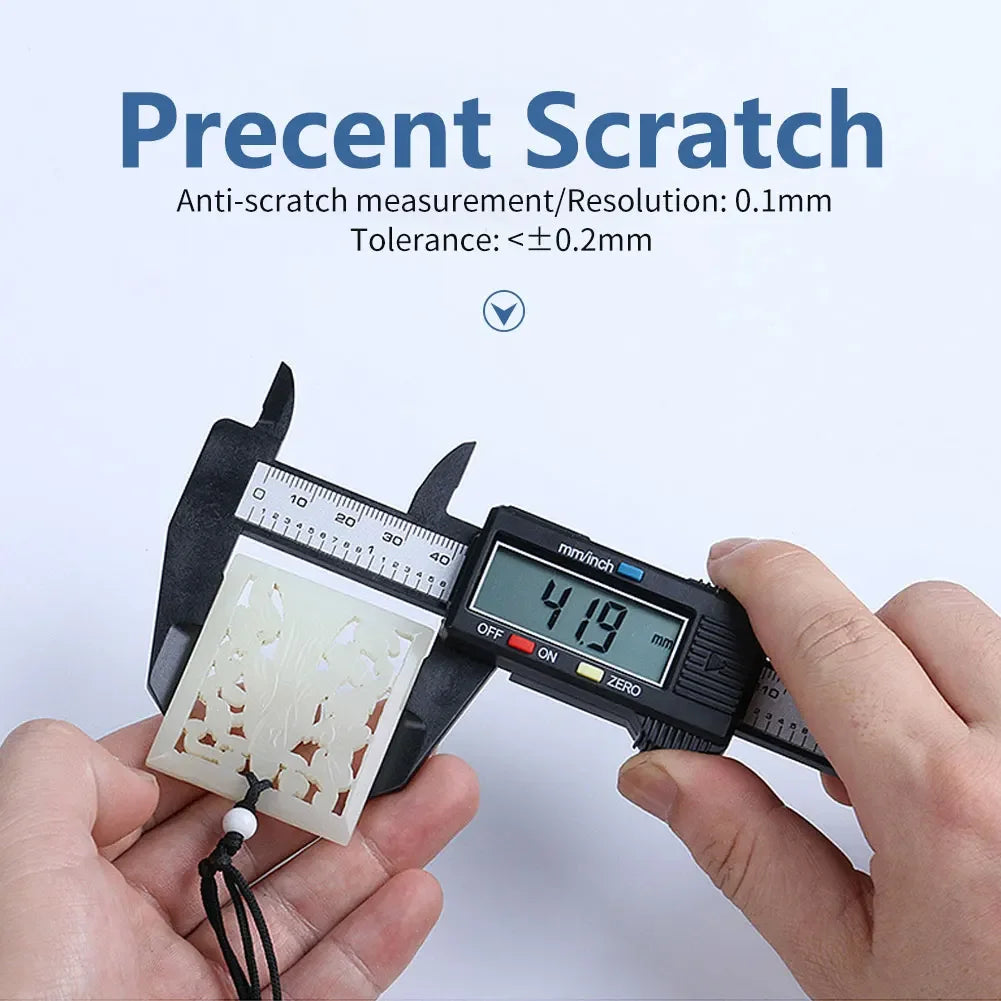 Digital Electronic Vernier Caliper 150mm Tattoo Eyebrow Ruler Measuring Tool 6 Inch LCD Microblading Micrometer Measurement Tool