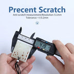 Digital Electronic Vernier Caliper 150mm Tattoo Eyebrow Ruler Measuring Tool 6 Inch LCD Microblading Micrometer Measurement Tool