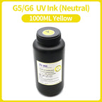 1000ML LED Curable UV Ink For Ricoh G5 G6 Gen3 Gen4 Gen4L Gen5 Gen5i Gen5S Gen6 G3 G4 G5i Printhead Hard Soft Neutral UV Ink