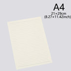 Retro Letter Writing Paper Set 10 Horizontal Blank Paper Suitable for  Invitation  and  Greetings  Classic Style  Writing  Paper