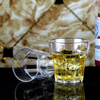Acrylic Plastic Beer Mug PC Anti-fall Water Cup Heat-resistant Wine Glass Transparent Octagonal Cups KTV Bar Kitchen Restaurant