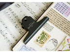 Retro Metal Wide Binder Clip Big Black Gold Binder Paper Clips Metal Hinge Clip Clamps for Crafts Photos Office School Supplies
