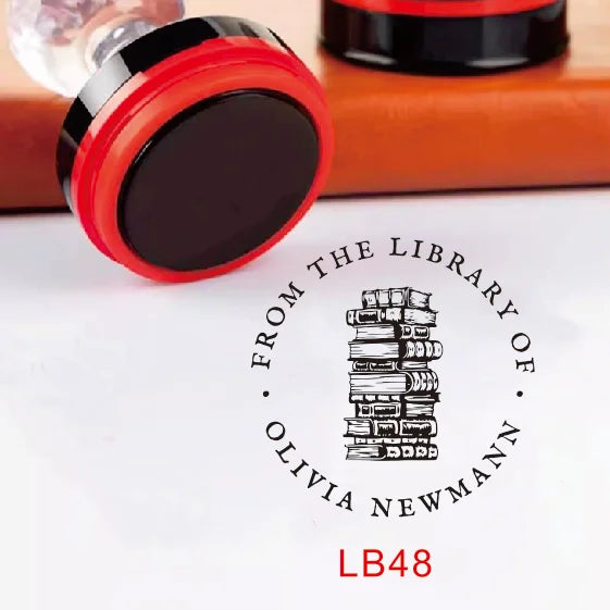Custom Book library ink Stamp Personalized Self Inking Wedding Stamp Customized Photosensitive Seal Invitation name letter logo