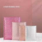 30Pcs/Pack Holographic Bubble Mailers Padded Envelopes Waterproof Shipping Bags,Self Sealing Thicken Envelopes for Mailing