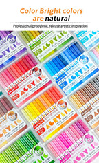 GuangNa 168/12 Colors High Gloss Acrylic Marker Pen Set,Hard Headed Drawing Pens,DIY Graffiti Paint Pen Stationery,GN.586