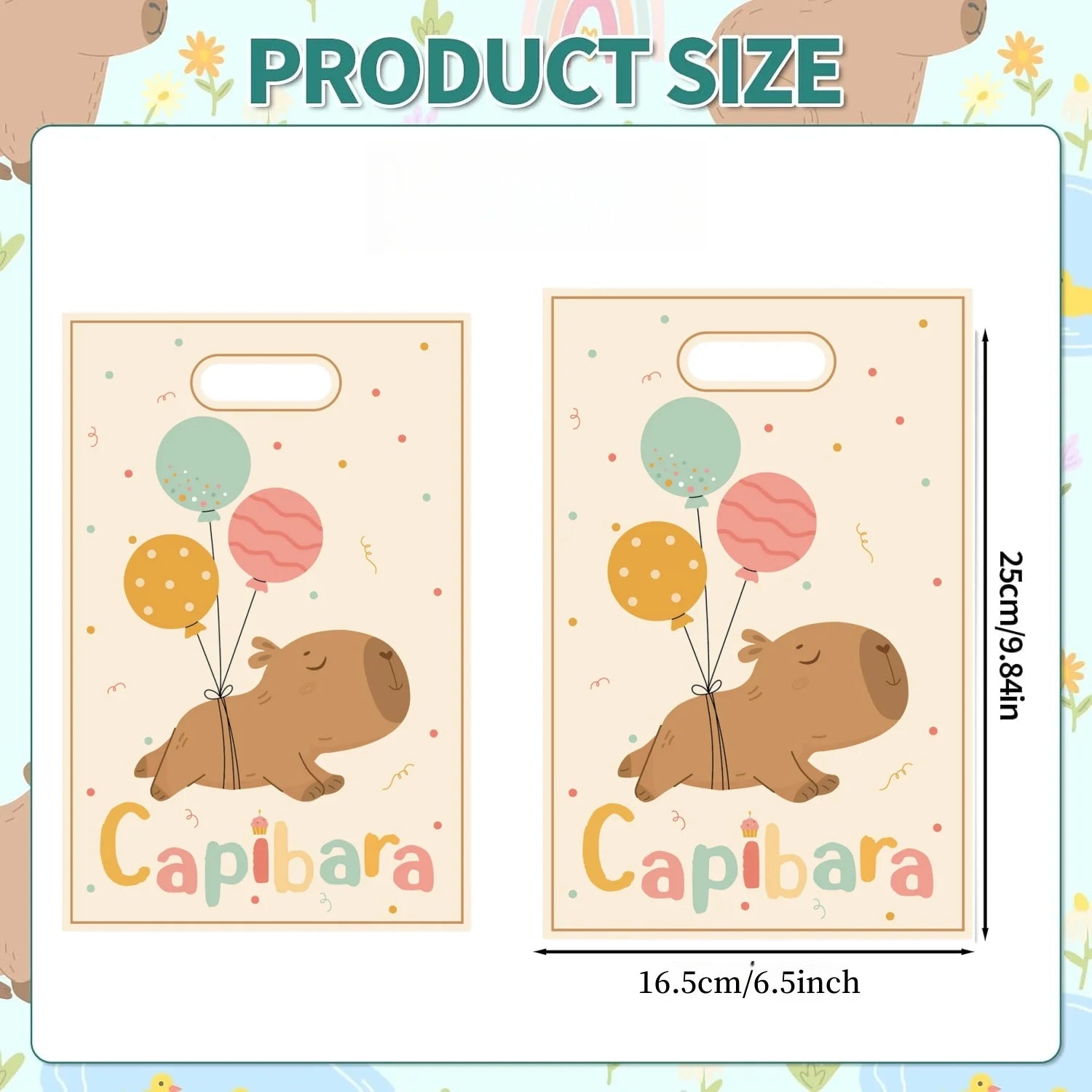 Birthday Decoration Capybara Birthday Invitation Card Cup Tablecloth Plate Napkin Poster Baby Shower Birthday Girl Party Favors