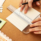 Precision 6 & 12 Acrylic T-Square Ruler – Perfect Alignment Tool for Crafting, Cardmaking, and Scrapbooking