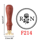 Custom Wax Seal Stamp and Wooden Handle set, For Wedding Invitation, Multiple Designs, Personalized Logo Wax Stamp, Initial Wax