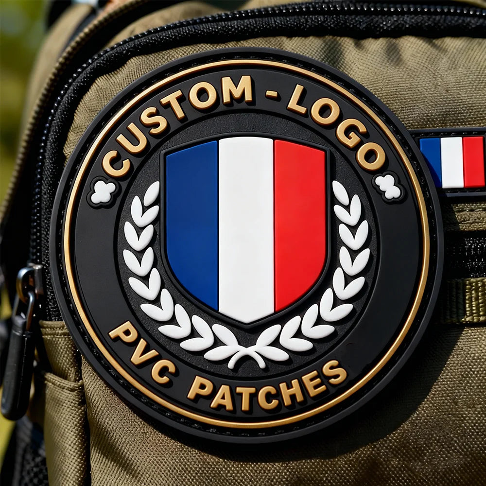 Soft PVC Label Customized PVC Patches Sew on Rubber Label Rubber PVC Tag 3D Embossed Custom Logo Rubber Patch