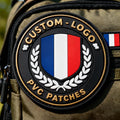 Soft PVC Label Customized PVC Patches Sew on Rubber Label Rubber PVC Tag 3D Embossed Custom Logo Rubber Patch
