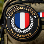 Soft PVC Label Customized PVC Patches Sew on Rubber Label Rubber PVC Tag 3D Embossed Custom Logo Rubber Patch