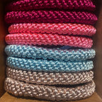 8pcs /lot women fashion colored hair rubber bands for Bracelet girls elastic hair tie knekki hair rope knekki haar elastiek