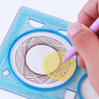 Geometry Spirograph Drawing Stencils Set Painting Template Art Crafts Creative Teenager Educational Toy Variety of Flowers Ruler