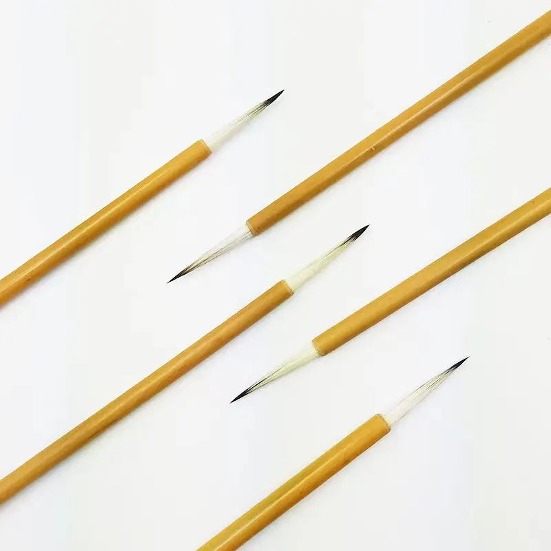 Mixed Hair Woolen Hair Chinese Calligraphy Brush Pen Slender Gold Brush Landscape Chinese Painting Brush Script Practice Brush