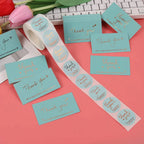10-50pcs Thank You Cards For Small Business Colorful Laser Paper Thank You For Your Order "Beyond Grateful" Cards