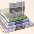 40sheet Tearable Drawing Notebook Sketchbook Handbook 250gsm Paper Mini Book for Watercolor Acrylic Marker Pen Gouache