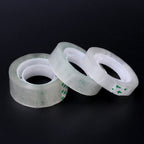1-3Roll Transparent Tape Width 8/12/18mm Packing Tape Traceless Students Adhesive Tape Packaging Tool Stationery Office Supplies