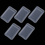 1-10Pcs Waterproof Transparent Card Cover Rigid Plastic Bus Card Holder Case Business Credit Cards Bank ID Card Sleeve Protect