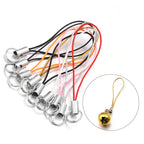 50pcs/lot Hand Wrist Lanyard String Short Grip Lanyard Mobile Phone Strap for USB Flash Drive Keychain ID Badge Holder DIY